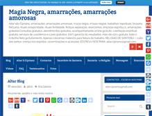 Tablet Screenshot of magianegra.com.pt